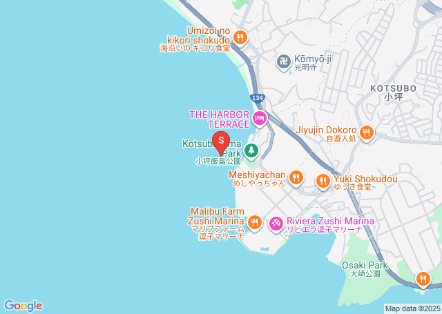 玉石（葉山）の位置を示す地図