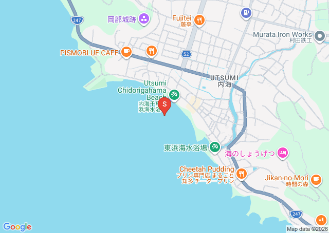 内海の位置（地図）