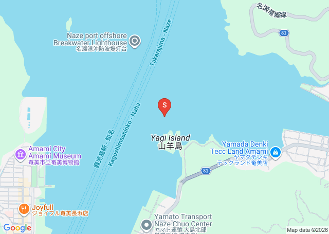 山羊島の位置（地図）