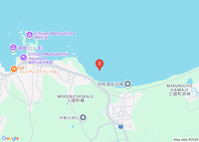 浜地の位置（地図）