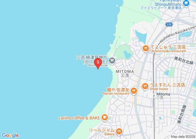 三苫の位置（地図）