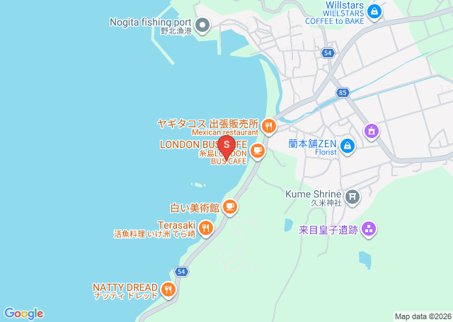 野北の位置（地図）