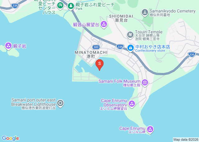 様似の位置（地図）