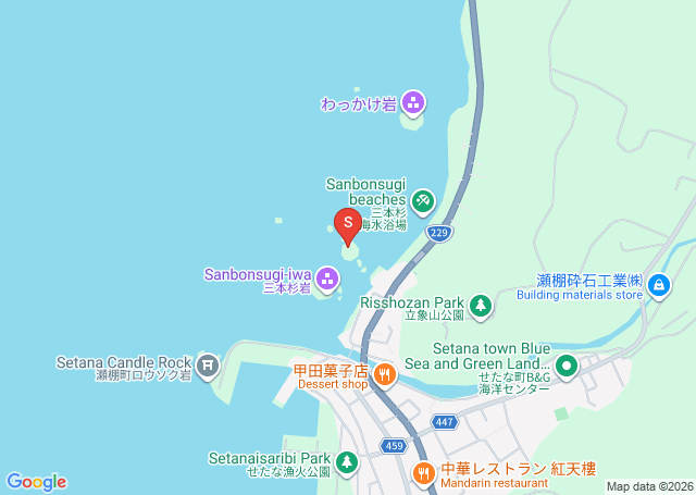 せたなの位置（地図）