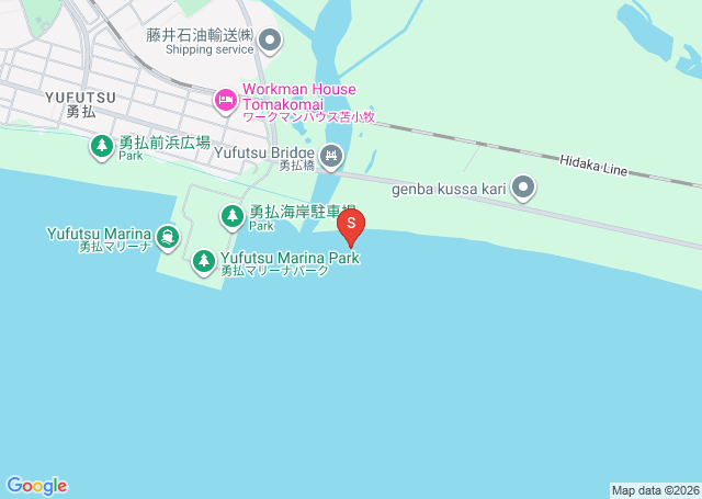 勇払の位置（地図）