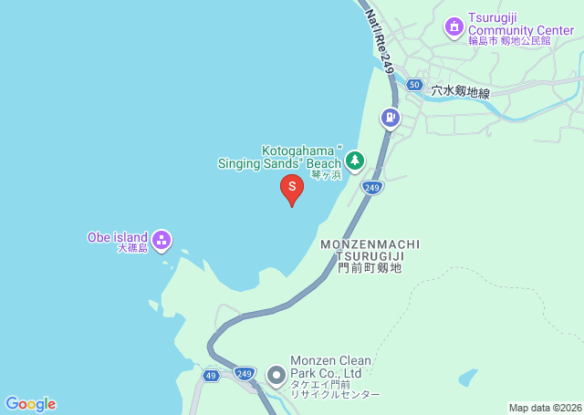 門前の位置（地図）