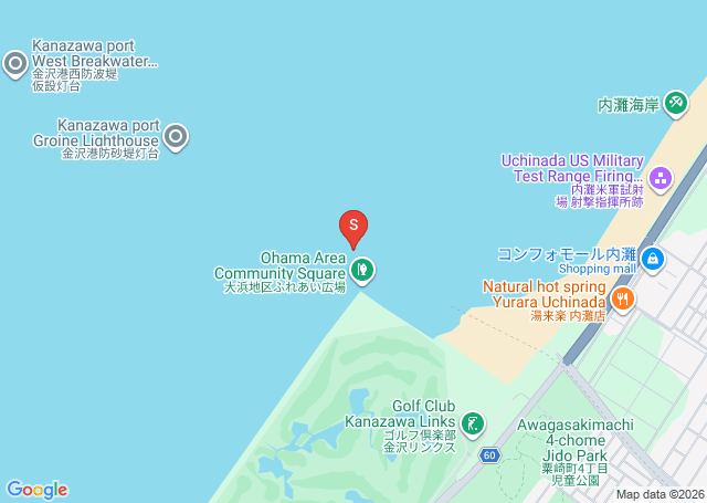 大浜の位置（地図）