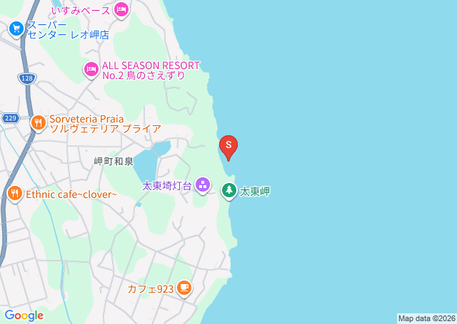 夷隅の位置を示す地図