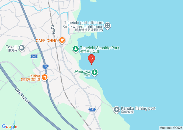 種市の位置（地図）
