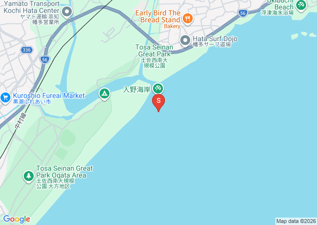 大方浮鞭の位置（地図）