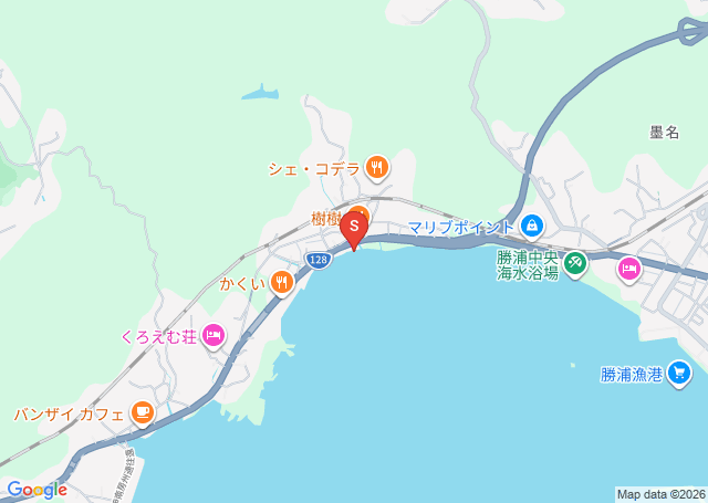 子マリブの位置を示す地図