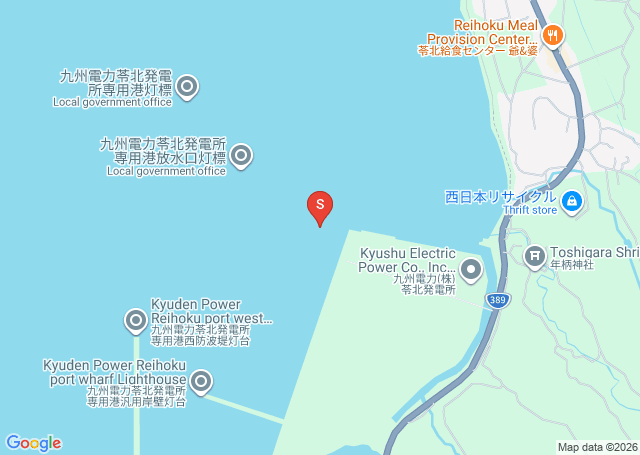 苓北の位置（地図）