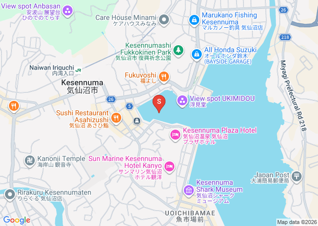 小金沢の位置（地図）