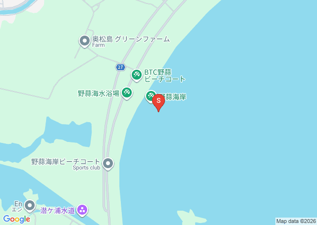 野蒜の位置（地図）
