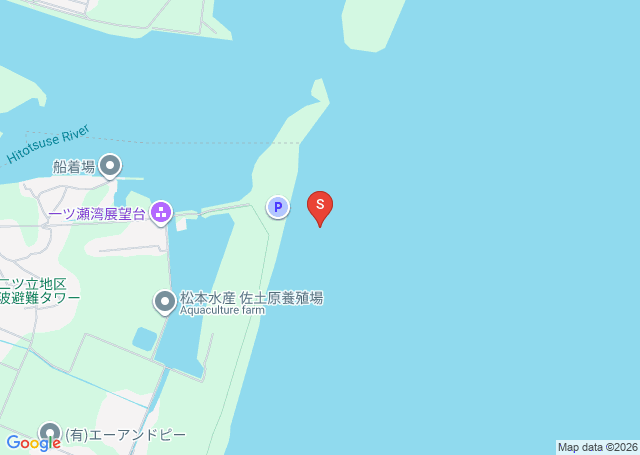 一ツ瀬の位置（地図）
