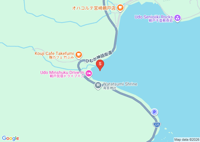 小吹毛井の位置（地図）