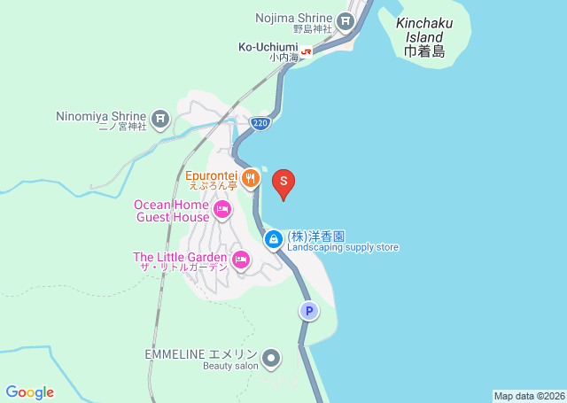 小内海の位置（地図）