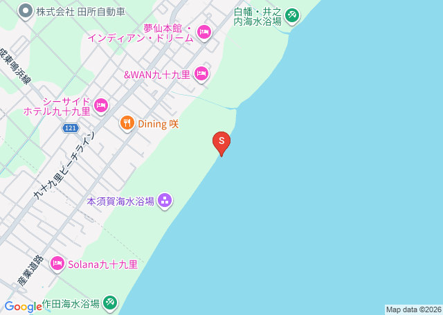 本須賀の位置を示す地図