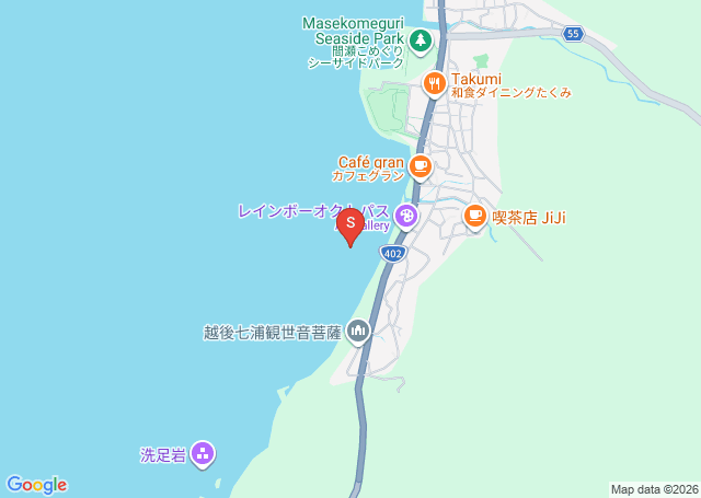 白岩の位置（地図）