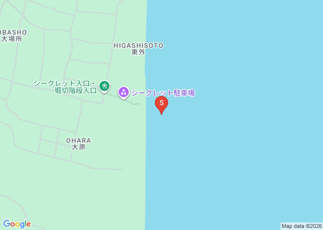 堀切の位置（地図）
