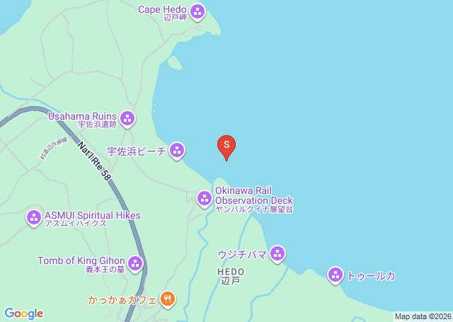 コーチャンの位置（地図）