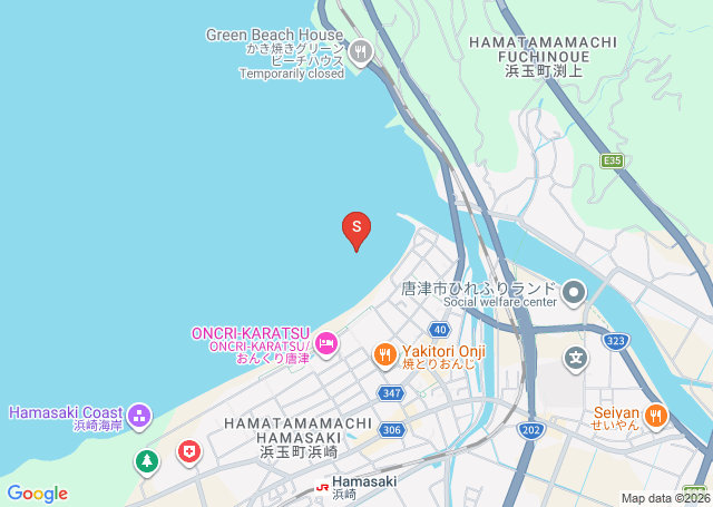 浜崎の位置（地図）