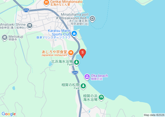 北浜の位置（地図）