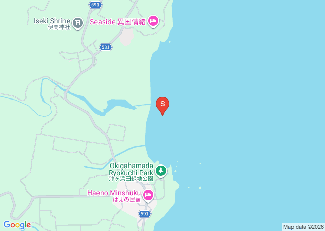 伊関の位置（地図）