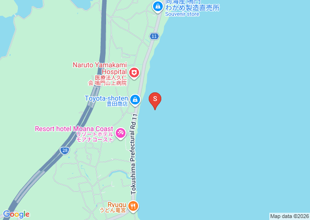 鳴門の位置（地図）