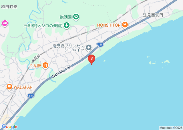 和田・墓下の位置を示す地図