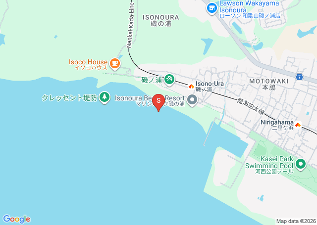 磯ノ浦の位置（地図）