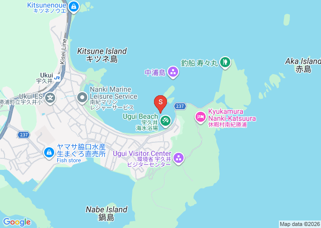 宇久井の位置（地図）